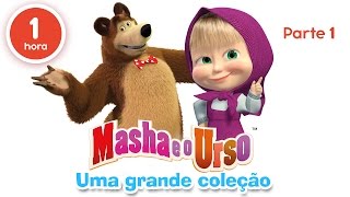 Masha eo Urso – Uma grande coleção de desenhos animados Parte 1 60 minutos [upl. by Adekram]