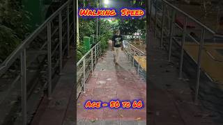 Walking Speed  manithan  Age 20 to 90 [upl. by Erodoeht]