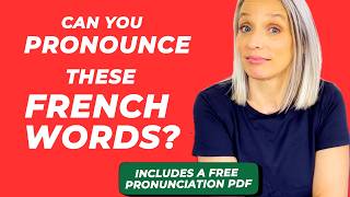 Learn how to pronounce tricky words in French  French pronunciation guide free to download [upl. by Oironoh777]