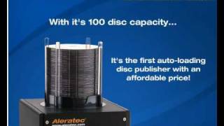 Aleratec DVDCD RoboRacer LS Duplex part  280111 LightScribe DVD Auto Duplicator [upl. by Chloras]