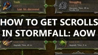 Stormfall Age Of War How to Get Scrolls [upl. by Amandy588]