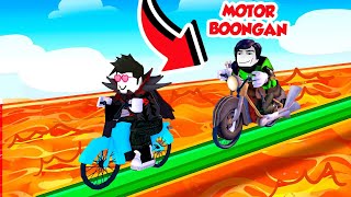 KITA BALAPAN SEPEDA VS MOTOR DI ROBLOX OBBY SEPEDA INI [upl. by Brigitta]