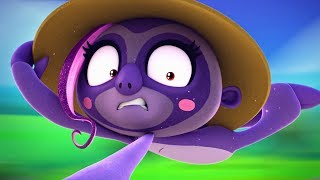 Fingerlings Tales  Marge The Sloth Is In Trouble  Funny Cartoons  Videos for Kids [upl. by Susejedairam474]