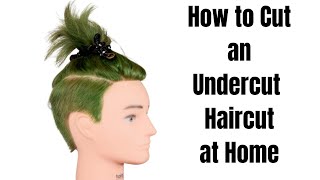 How to Cut an Undercut at Home  TheSalonGuy [upl. by Chappy]