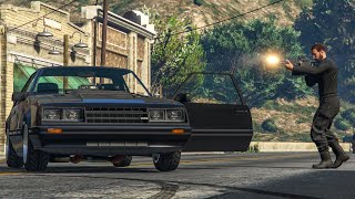 GTA V Dispatch Mission with FX Dominator Interceptor Bottom Dollar Bounties DLC [upl. by Nettie]