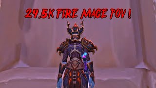 245K Fire Mage PoV  Warmane DBS 25 HC [upl. by Greenman]