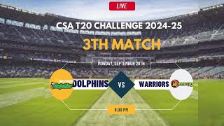 south africa csa t20 challenge live Warriors vs Dolphins [upl. by Ahasuerus372]