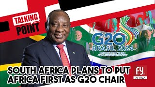 SOUTH AFRICA PLANS TO PUT AFRICA FIRST AS G20 CHAIR [upl. by Newton236]