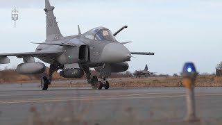 Jas 39 Unit – Flygvapnets bidrag under Trident Juncture 18 [upl. by Gwenn]