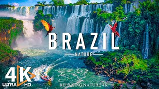 BRAZIL 4K UHD  Relaxing Music With Beautiful Nature Scenes 4K Video Ultra HD [upl. by Tserof]