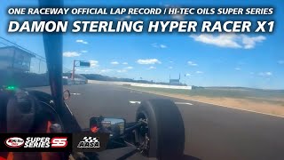 One Raceway Official Lap Record  HiTec Oils Super Series  Damon Sterling Hyper Racer X1 [upl. by Ahsikyt]