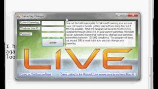How to change your gamertag for free NEW program coded by me [upl. by Duvall]