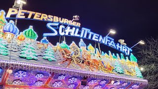 Petersburger Schlittenfahrt  Burgdorf Offride  POV Video Soest Allerheiligenkirmes 2024 [upl. by Helli]