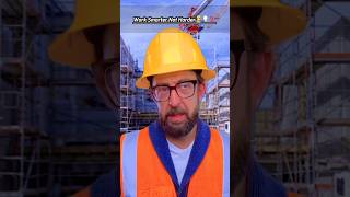 Part 135  work smarter not harder👷💡workers construction work smart job viralvideo shorts [upl. by Mezoff]