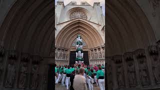 3de8 dels Castellers de Sabadell a Tarragona [upl. by Wsan]