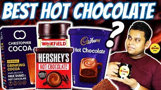 Finding BEST HOT CHOCOLATE Powder In INDIA  Cadbury Hot Chocolate Review  TAE [upl. by Aibos861]