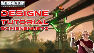 🚂 Satisfactory Schienennetz Design Tutorial Tipps Tricks amp kostenlose Blueprints 💡🛠️ [upl. by Ardnasac808]