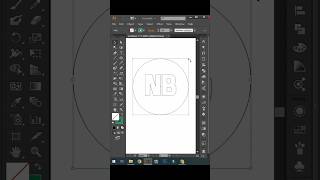 Letter logo design in Illustrator 2024 logo letter howtomakelogoinillustrator [upl. by Nylecsoj]