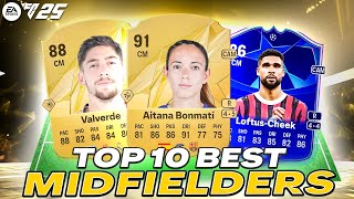 🥶TOP 10 BEST MIDFIELDERSCDMSCMS IN EA FC 25 ULTIMATE TEAM [upl. by Xila]