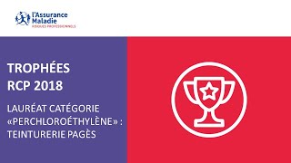 Trophées RCP 2018 Lauréat catégorie « perchloroéthylène »  Teinturerie Pagès [upl. by Amairam]