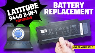 How To Replace Your Battery  Dell Latitude 9440 2In1 [upl. by Llecram871]