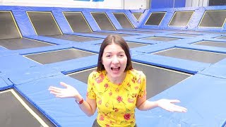 TRAMPOLINE PARK CHALLENGE [upl. by Aihseym348]