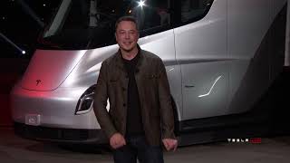 Tesla Semi amp Roadster Unveil [upl. by Adla]