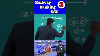 railway ssc banking  ErThangamuthu sir SHORT NO 3erthangamuthuscentralsark3214 [upl. by Aihsyt]