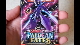 I OPENED PALDEAN FATES amp PULLED  Pokemon Opening [upl. by Derina]