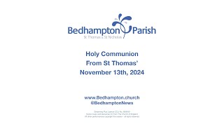 Holy Communion Wednesday November 13th 2024 [upl. by Juli]