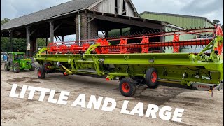 Day469OLLYBLOGS OPERATION STACK MOVING CLASS LEXION HORSH DRILL amp QUADRANT BALER AnswerAsAPercent [upl. by Dottie259]