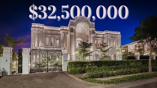 Touring a 32500000 MEGA MANSION Designed for ROYALTY  Dubai Hills [upl. by Emanuela753]