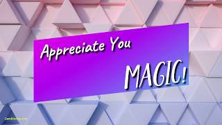 Appreciate you  Magic  Lyrics [upl. by Buseck]