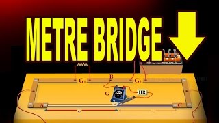 Construction and Working of Metre Bridge  Physics Video Tutorials [upl. by Nnylrefinnej806]