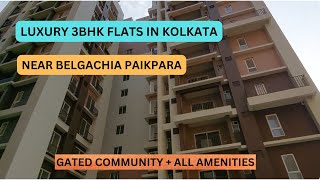 Luxury 3Bhk Flats In Kolkata at Paikpara  Near Belgachia Metro  📞 8100293325  Prestigious Complex [upl. by Leckie]