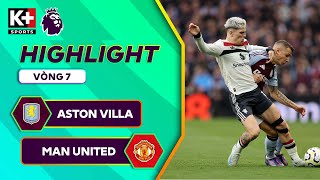 ASTON VILLA  MAN UNITED  LỐI ĐÁ THIẾU quotLỬAquot TƯƠNG LAI BẤT ĐỊNH CỦA TEN HAG  NGOẠI HẠNG ANH 2425 [upl. by Uchish529]