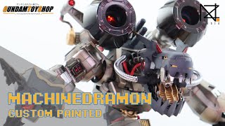 Machinedramon  Mugendramon Amplified Figure Rise Standard Custom Paint [upl. by Ojillek]