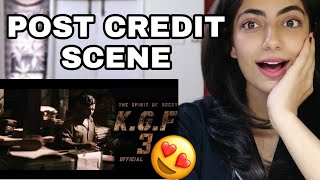 KGF CHAPTER 3  KGF CHAPTER 2 POST CREDIT SCENE REACTION  ROCKY IS NOT DEAD [upl. by Putnem949]