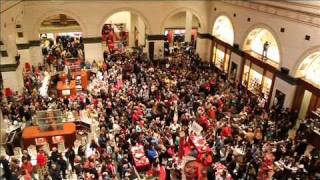 Wanamaker Organ Flash Opera at Macys  Hallelujah Chorusmov [upl. by Hadleigh]