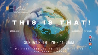 Sunday 30th June 2024  Morning Service LiveStream  1050am Start [upl. by Olsson]