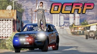 Car Surfing in OCRP GTA5 RP [upl. by Carman891]