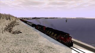 TSC 2024 CN SD60F local run [upl. by Connell]