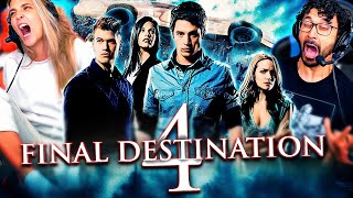 THE FINAL DESTINATION 4 2009 MOVIE REACTION FIRST TIME WATCHING Full Movie Review [upl. by Aynotak978]