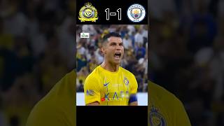 AL Nassr vs Man City UCL Final Penalty Shootout 🔥😱 ronaldo football shorts youtube [upl. by Lusa]