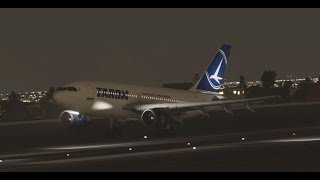 Landing the A310 in BrusselZaventem International Airport [upl. by Nim]