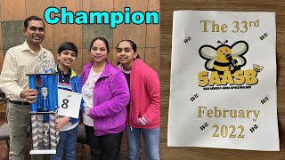 CHAMPION  Scripps Regional Spelling Bee  2022 [upl. by Adriane376]