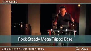 Gon Bops Alex Acuña Signature Timbales [upl. by Nahamas407]