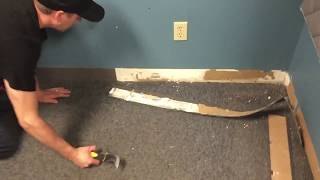 How to remove old vinyl base carpettoolzcom [upl. by Amata]