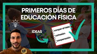 💡5 DINÁMICAS💡para los PRIMEROS DÍAS Educación Física [upl. by Fechter]