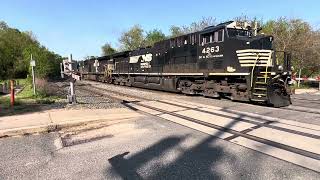 CONRAIL SHARED ASSETS OPERATIONSNew Jersey Transit RIVER Line Cove Road Pennsauken NJ 4292024 [upl. by Oigimer]